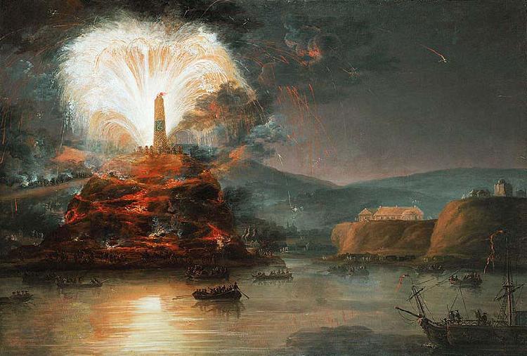  Fireworks in honor of Catherine II in 1787.